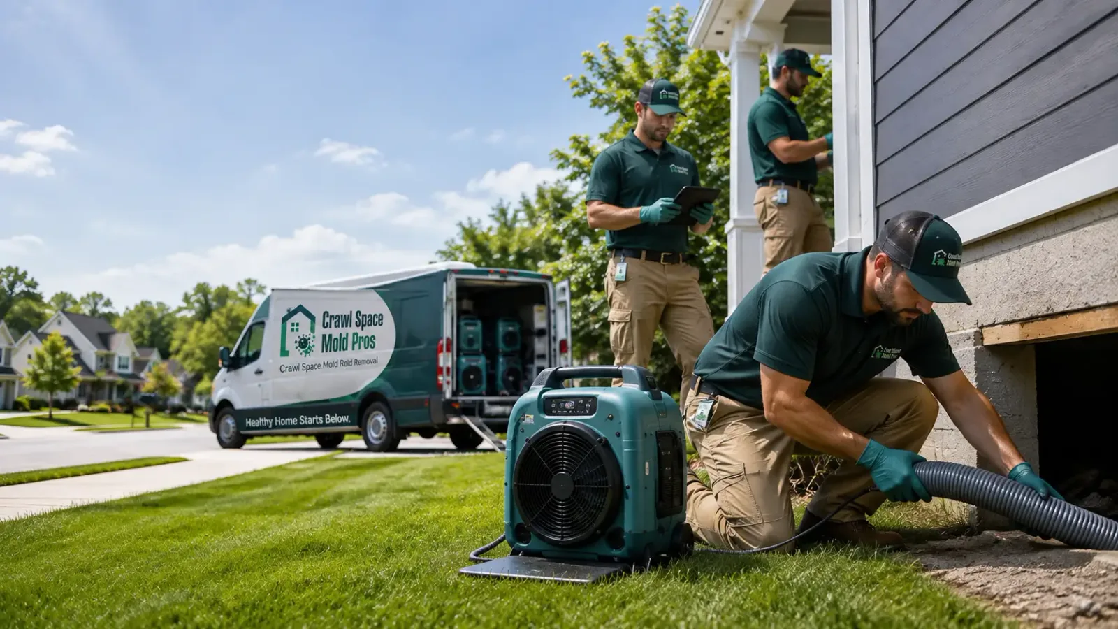 Crawl Space Mold Removal in South Laurel, MD